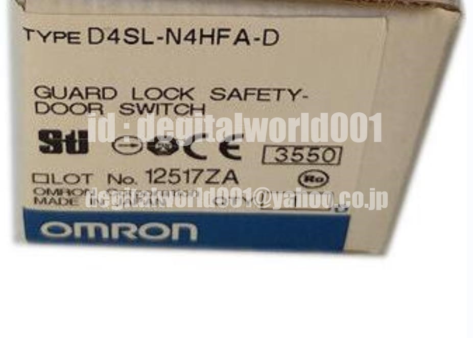 新品【Ｔ番号領収書★税込★東京発】OMRON D4SL-N2HFA-D 小形電磁ロック【６ヶ月保証】