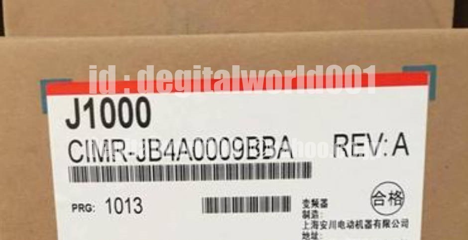 新品【代引★Ｔ番号領収書★税込 東京発】YASKAWA / 安川電機 CIMR-JB4A0009BBA インバーター【６ヶ月保証】