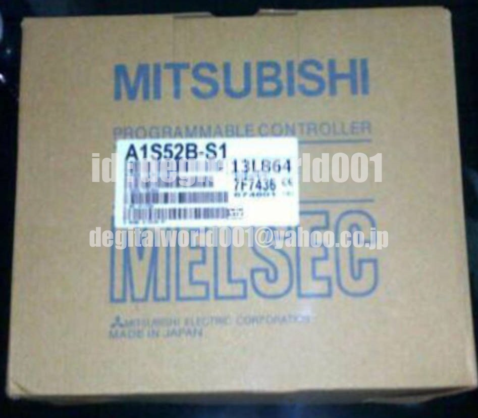 新品【代引★Ｔ番号領収書★税込 東京発】MITSUBISHI 三菱 A1S52B-S1 トランジスタ出力ユニット【６ヶ月保証】