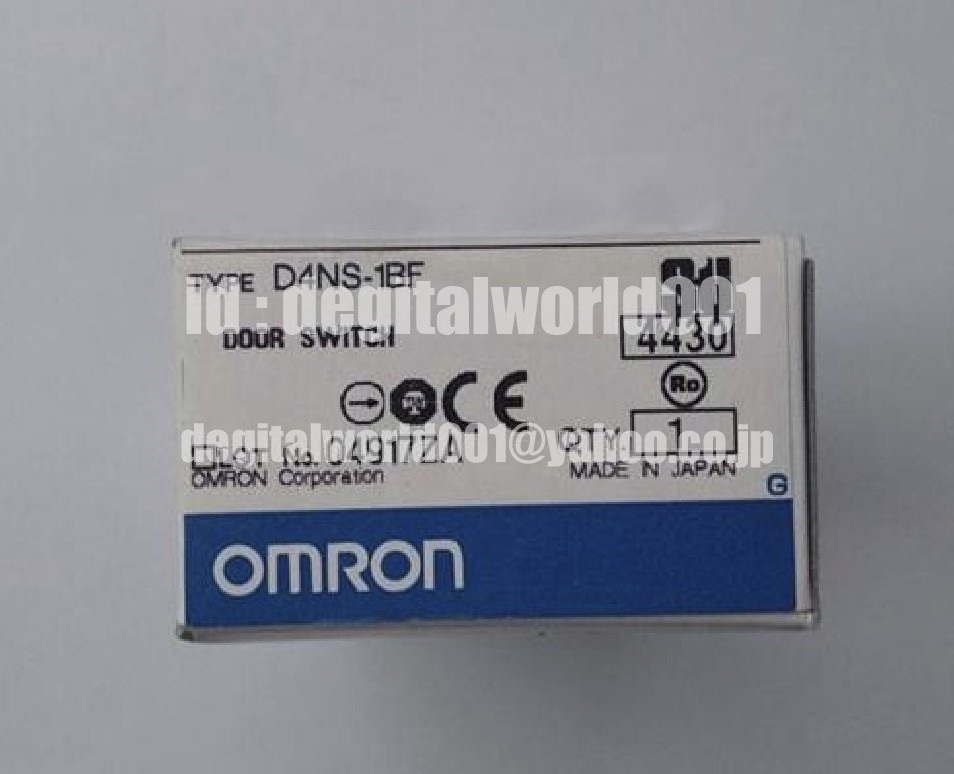 新品【代引★Ｔ番号領収書★税込 東京発】10個セット OMRON D4NS-1BF 小形セーフティ・ドアスイッチ/スライドキーユニット【６ヶ月保証】_画像1