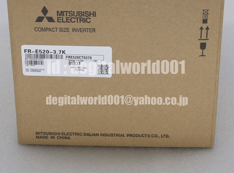 新品【代引★Ｔ番号領収書★税込 東京発】MITSUBISHI/ 三菱 インバーター FR-E520-3.7K 【６ヶ月保証】_画像1