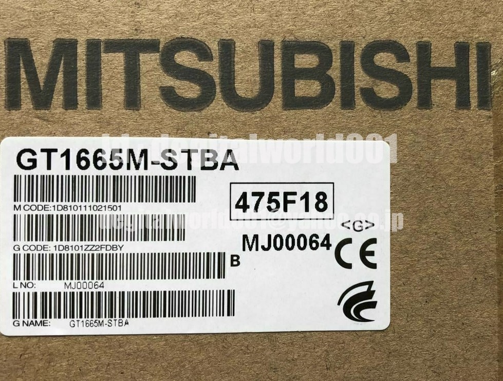 新品【東京発★Ｔ番号領収書★税込】三菱電機 MITSUBISHI 表示器GOT GT1665M-STBA タッチパネル【６ヶ月保証】