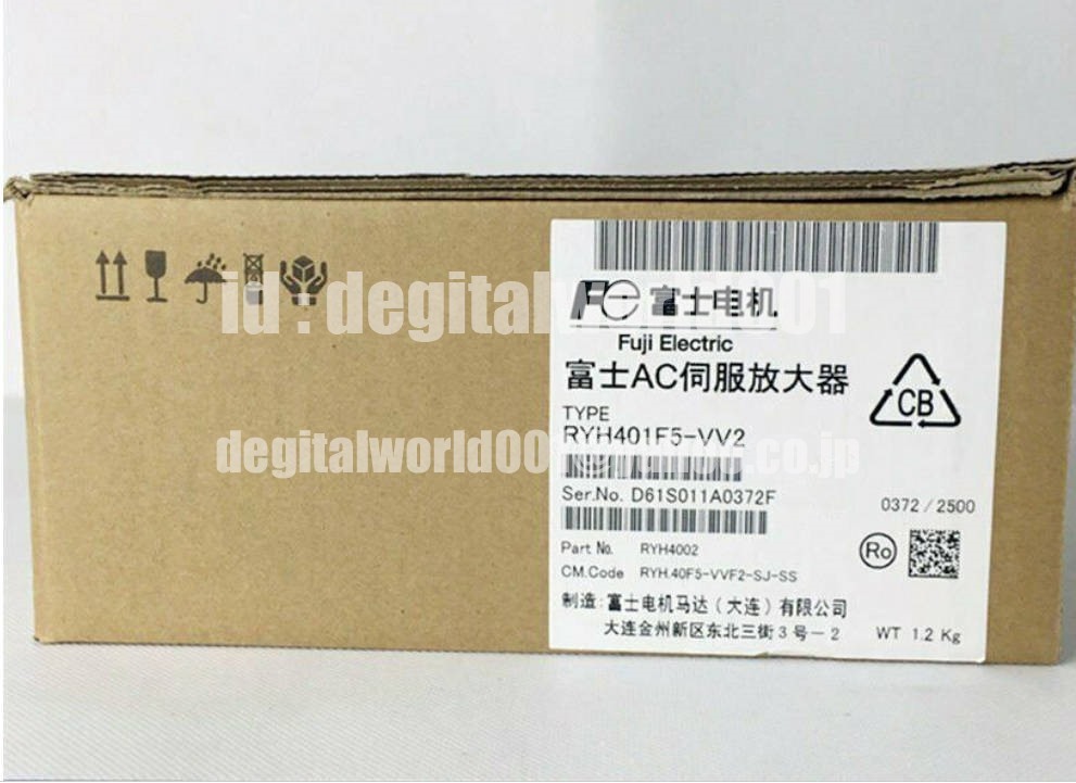 新品【代引★Ｔ番号領収書★税込 東京発】FUJI / 富士電機 RYH401F5-VV2 サーボドライブ【６ヶ月保証】