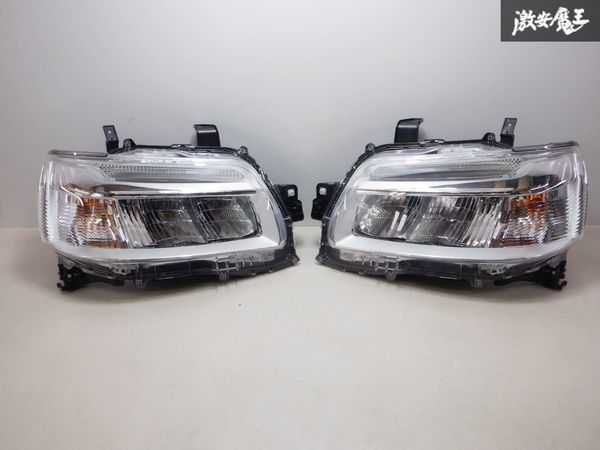 新車外し トヨタ 純正 S403M S413M タウンエース LED ヘッドライト ヘッドランプ 右 左 左右 セット KOITO 100-8J009 刻印 D 即納 棚C-1の画像1