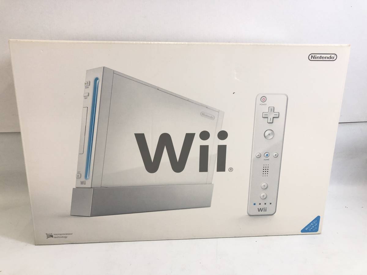 GH230607-02F/未使用 Wii本体 (シロ) (「Wiiリモコンジャケット」同梱