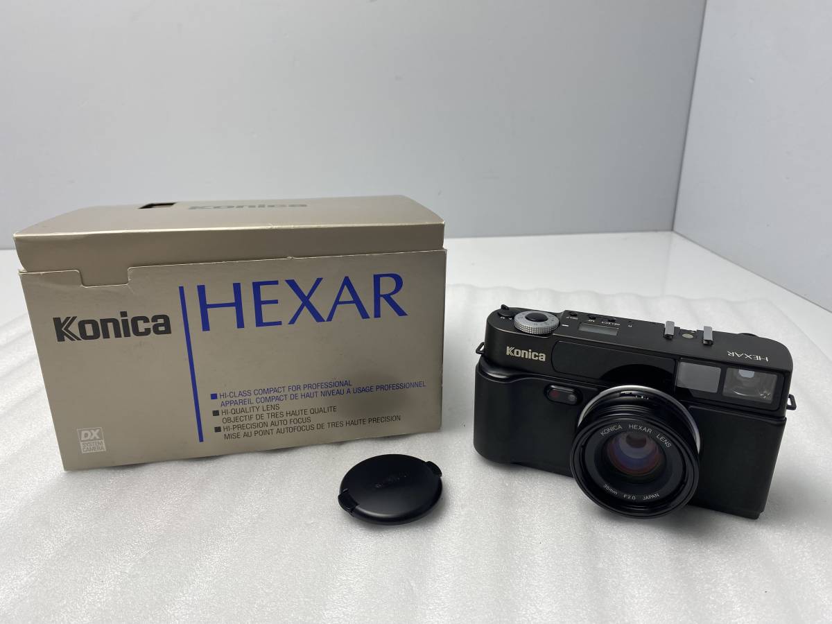 ☆Konica HEXAR☆コニカ ヘキサー フィルムカメラ ブラックボディ 35mm