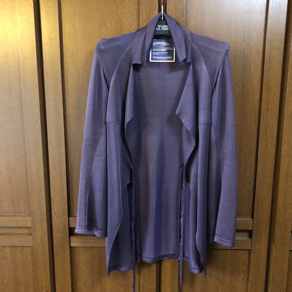美品 beautybeast ビューティービースト ロングジャケット ラメ 美品 beautybeast ビューティービースト ロングジャケット ラメ