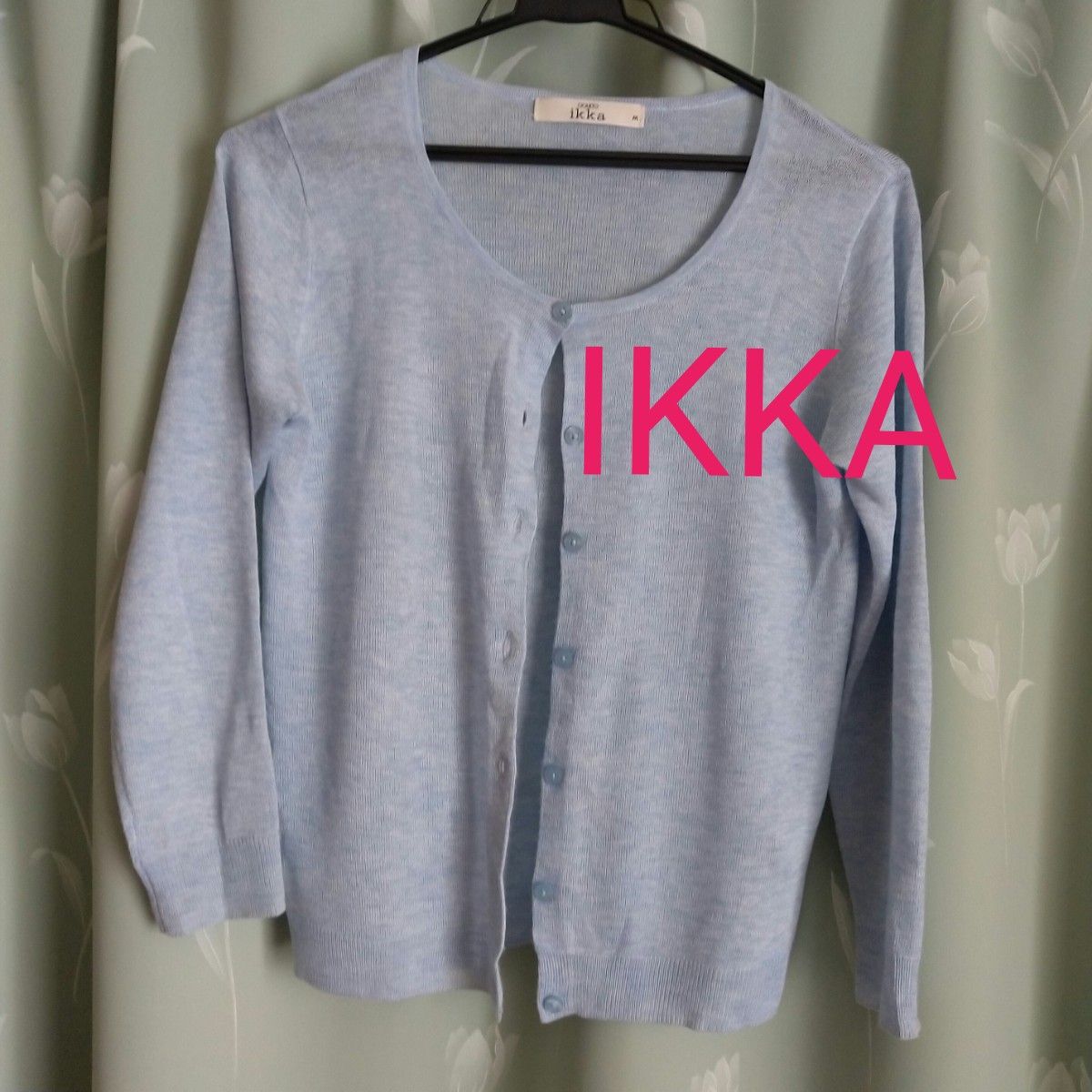 カーディガン IKKA 水色 M