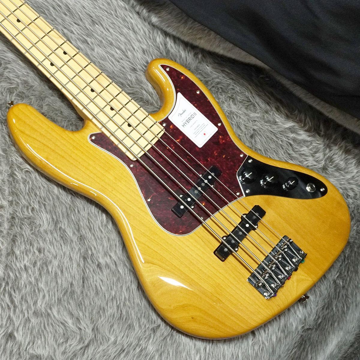 フェンダー Fender Made in Japan Hybrid II Jazz Bass V MN Vintage Natural