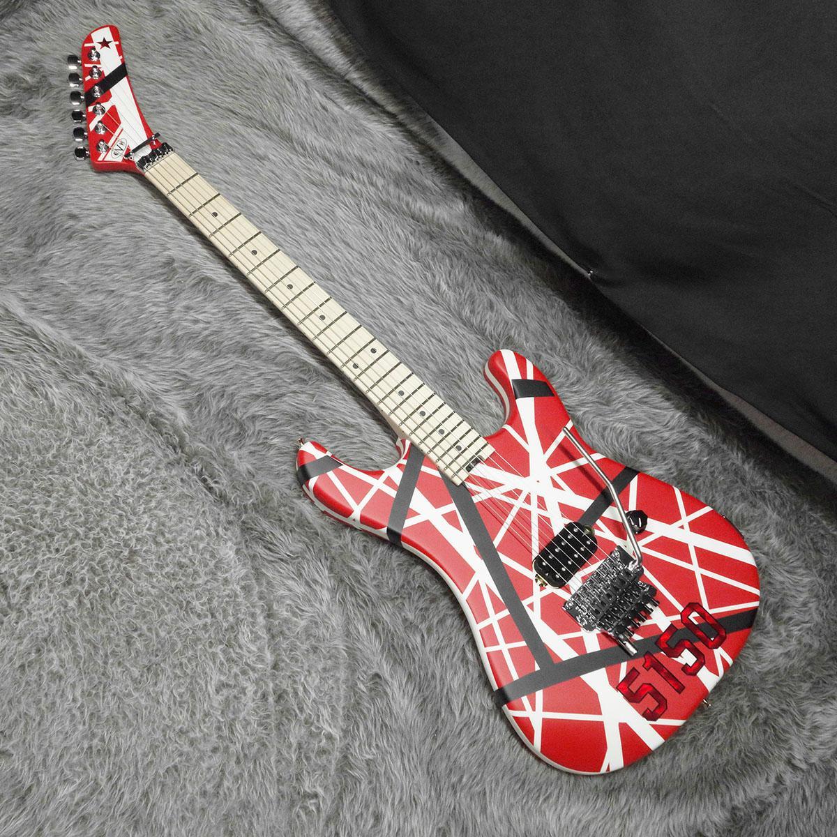 EVH Striped Series 5150 MN Red with Black and White Stripes【セール開催中!!】_画像8