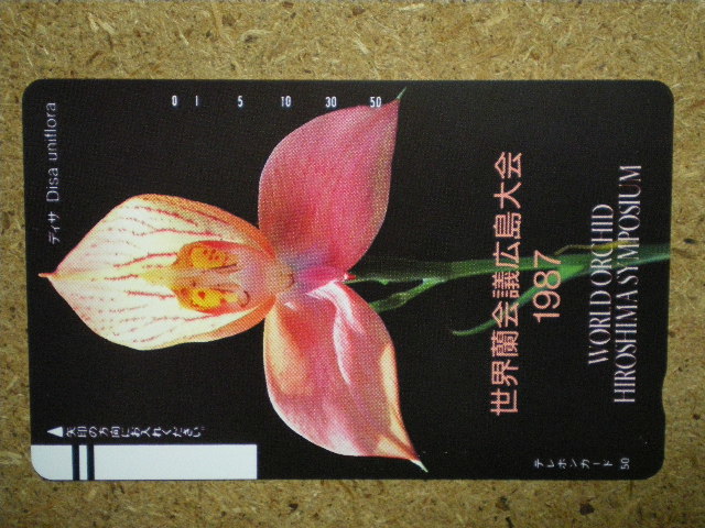 hana*330-5821 мир орхидея собрание Hiroshima собрание tisa телефонная карточка 