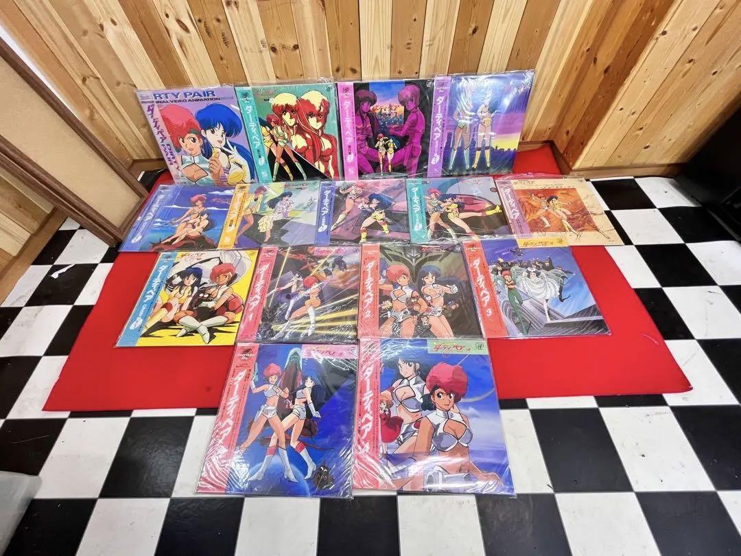 [ rare * obi attaching ] laser disk Dirty Pair 15 sheets set 