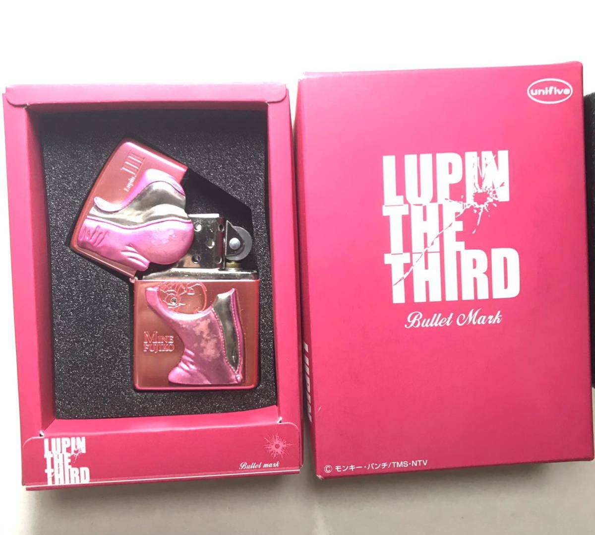 Zippo/ライター/峰不二子/ルパン/限定/ピンク/シルバー/スーツ/ジッポー-