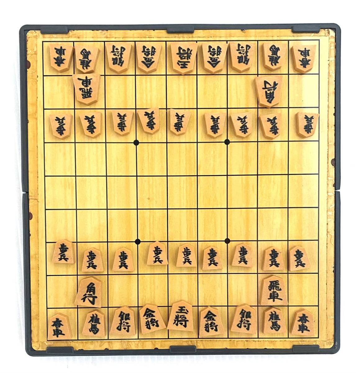 【昭和レトロ】囲碁 将棋 両用盤 マグネット付_画像3