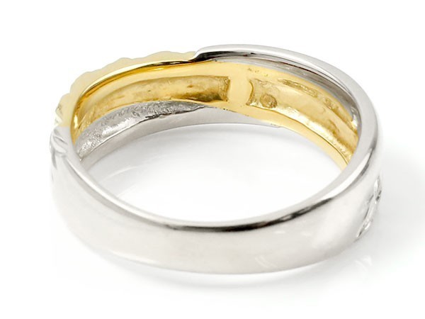 結婚指輪 安い ペアリング ペア プラチナ ダイヤモンド 一粒 マリッジリング イエローゴールドk18 18金 結婚式 カップル_画像7