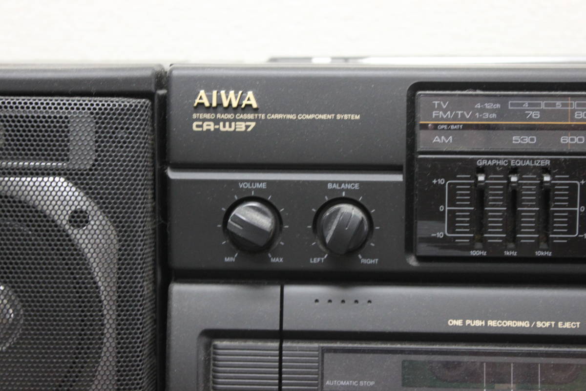 AIWA CA-W37 キャリングコンポーネントシステム アイワ ジャンク