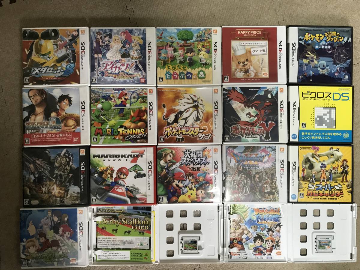 ニンテンドー3DS・DSソフトまとめ売り ポケットモンスターY マリオ