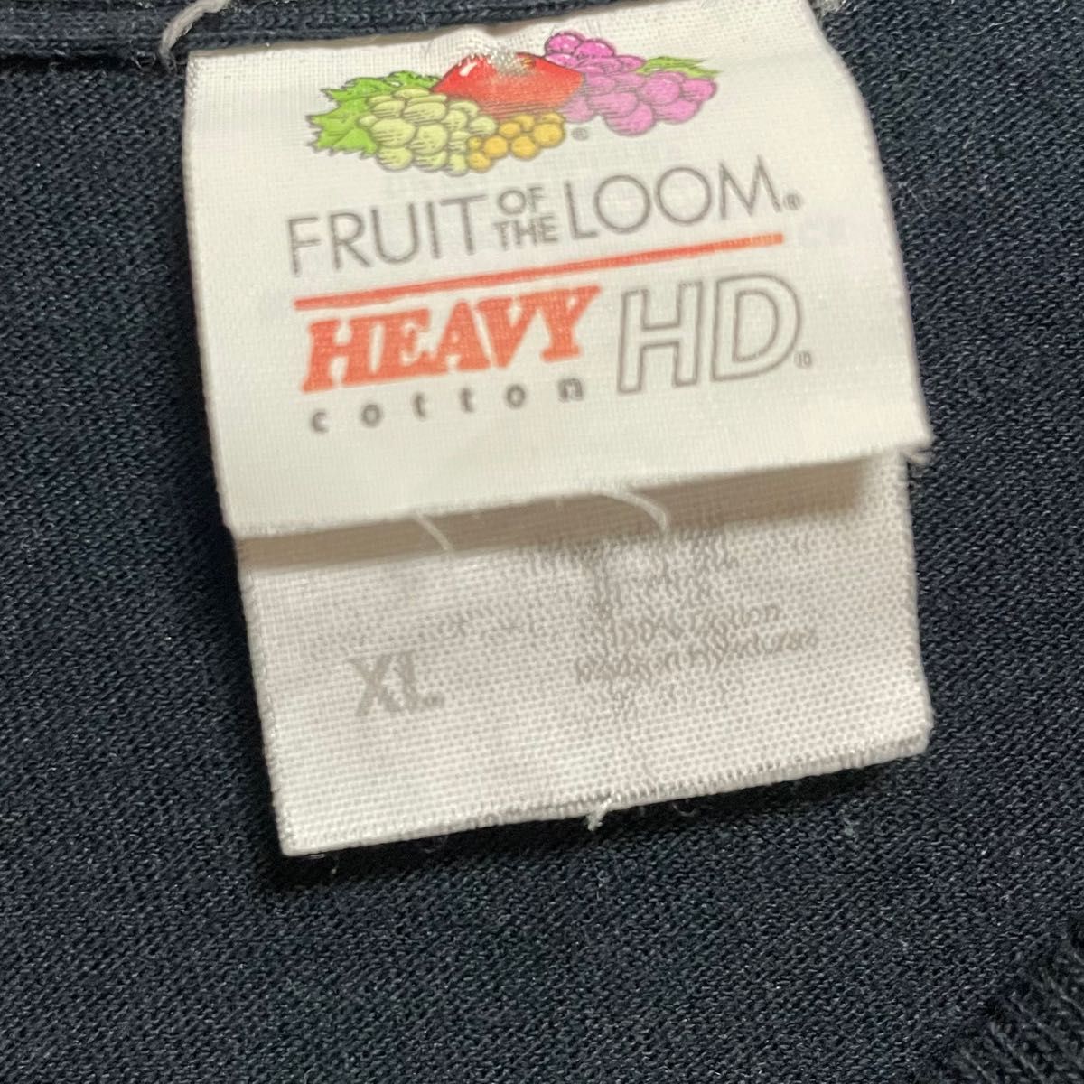 FRUIT OF THE LOOM フルーツオブザルーム　アメリカンtシャツ　メンズ　XLサイズ　ブラック　イーグル　ワシ　星条旗