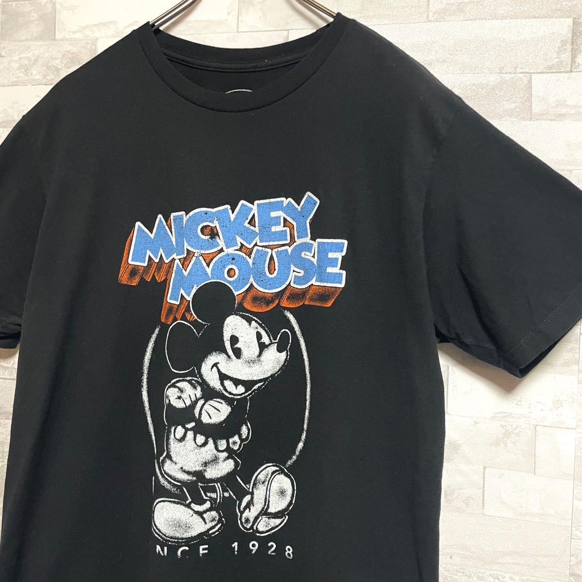 【Disney】ディズニー　ミッキーマウス　メンズ　半袖tシャツ　Mサイズ　メキシコ製　MADE IN MEXICO ユニセックス