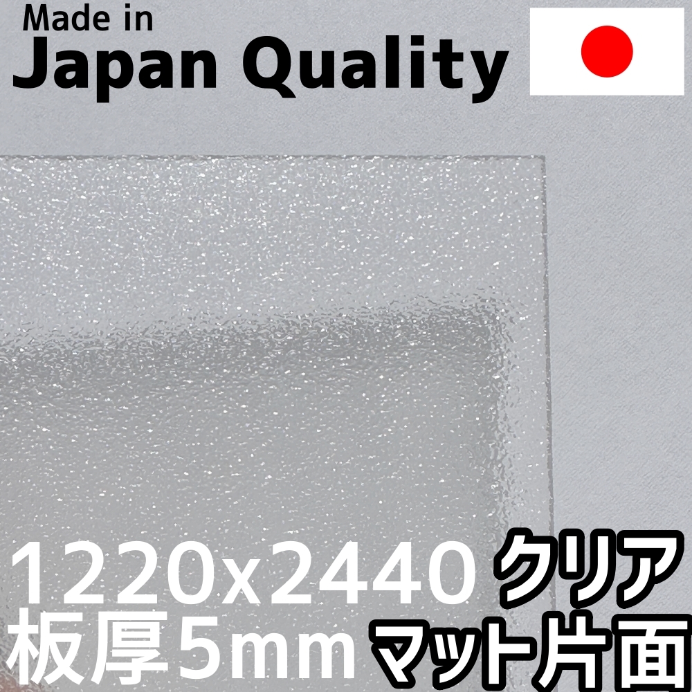 透明ポリカーボネート板5㍉厚x1000x1950(幅x長さ㍉)-