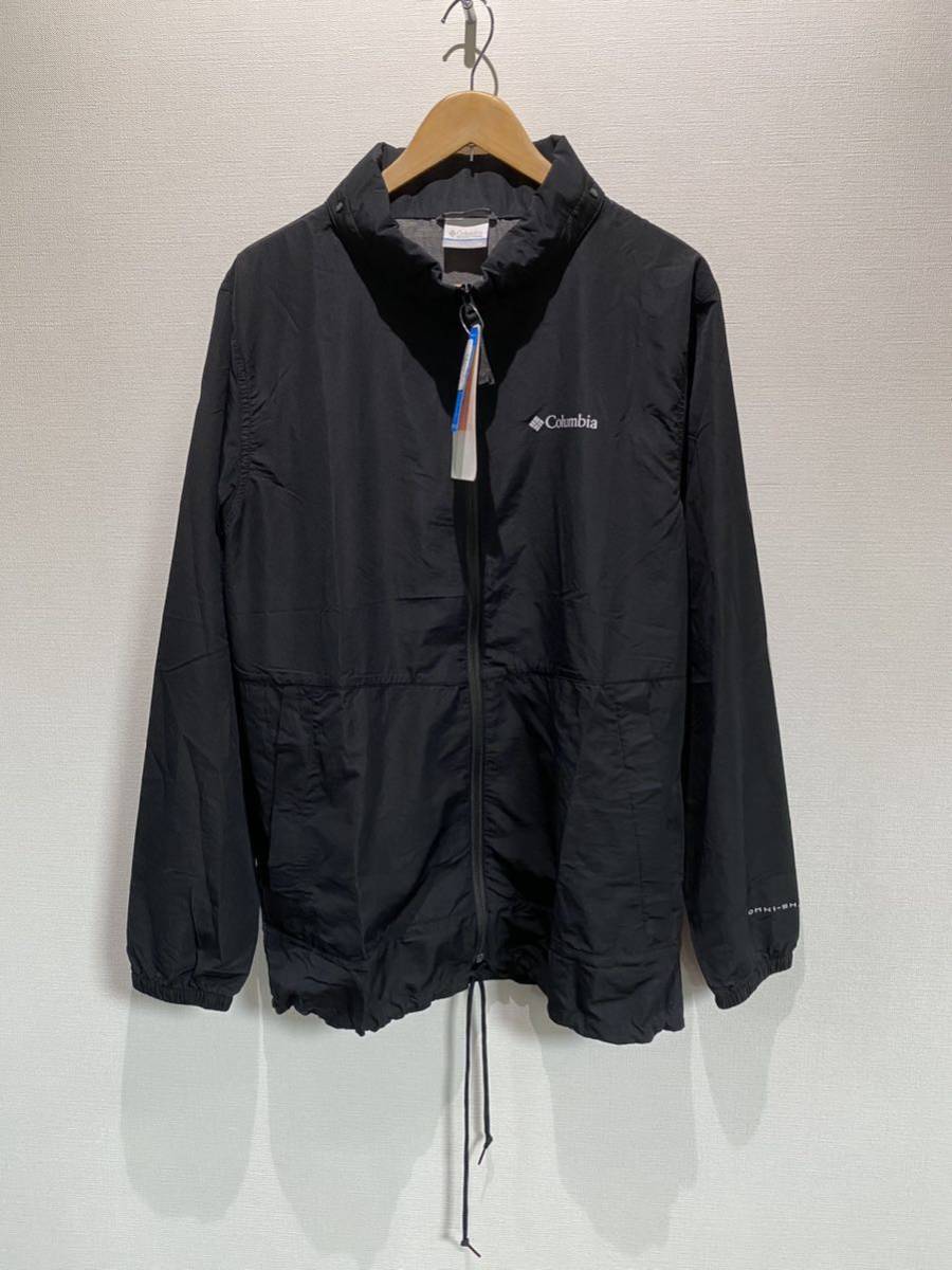 ☆ コロンビア Columbia アウトドアジャケット sizeXL ブラック 新品未