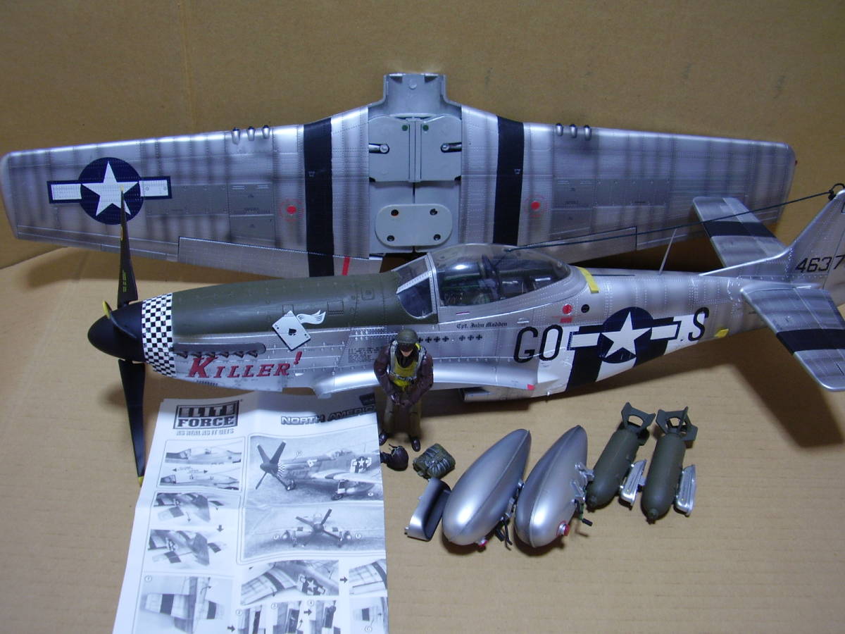 Elite force 1/18 P-51D Mustang : Real Yahoo auction salling Elite force 1/18 P-51D Mustang : Real Yahoo auction salling