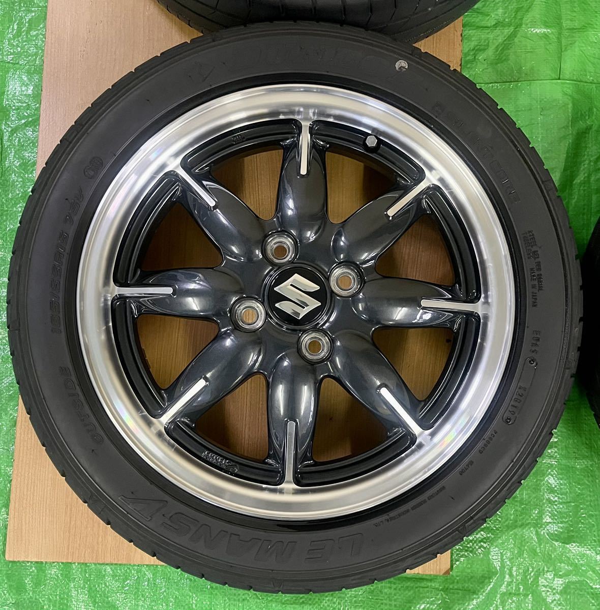 美品! スズキアルト ワークス ターボRS HA36S 純正15インチ 4本 ENKEI