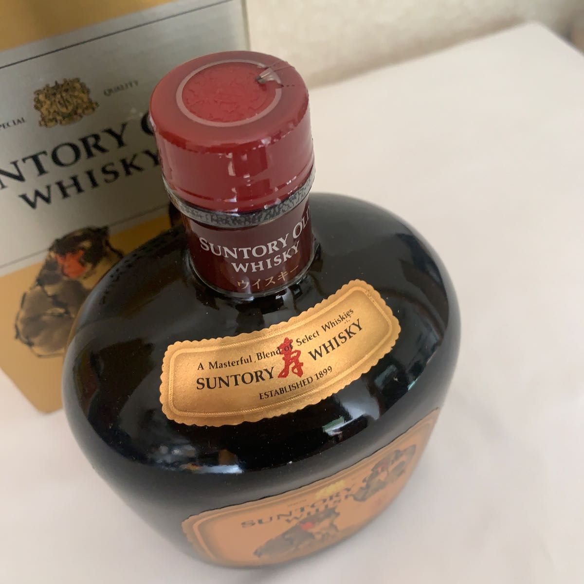 SUNTORY WHISKY[古酒]干支 ラベル サントリーオールド1992年申歳