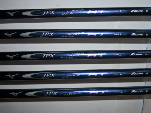 女裝☆Mizuno JPXE500βTi-FACE HT＃6~＃9，Pw（L）5純碳    原文:レディース☆ミズノ JPX E500 βTi-FACE HT #6～#9,Pw(L)の5本純正カーボン