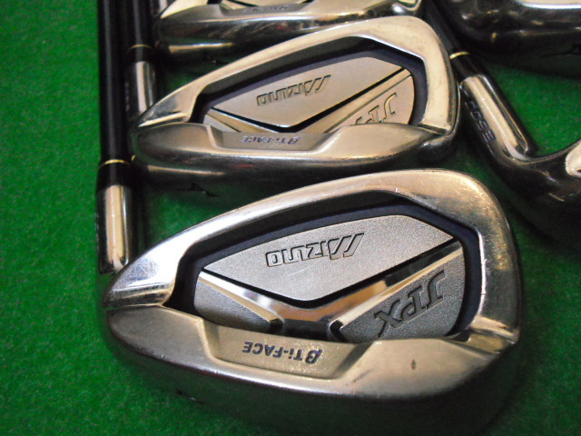 女裝☆Mizuno JPXE500βTi-FACE HT＃6~＃9，Pw（L）5純碳 原文:レディース☆ミズノ JPX E500 βTi-FACE HT #6～#9,Pw(L)の5本純正カーボン