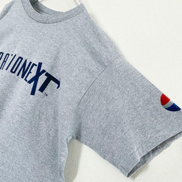 US古着 ヴィンテージ ペプシ 企業 プリントロゴ Tシャツ 半袖 霜降り シングルステッチ MADE IN U.S.A. 　アメリカ製_画像5