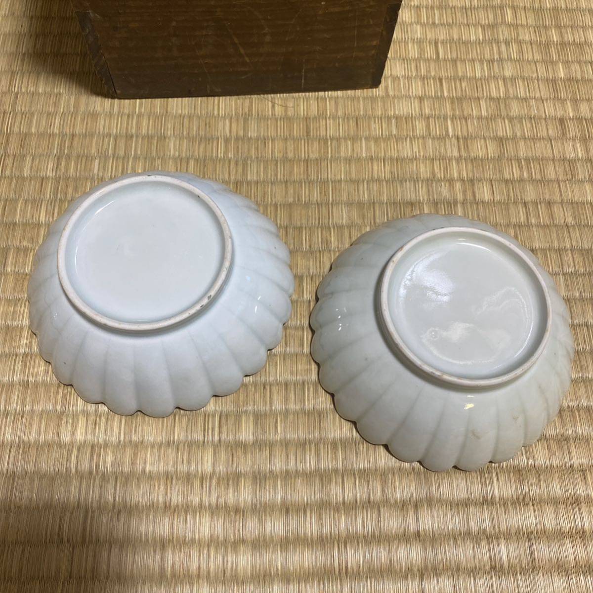 酒井田柿右衛門 菊形皿 柿右衛門 ¥175000のシールあり 5枚皿 箱付き