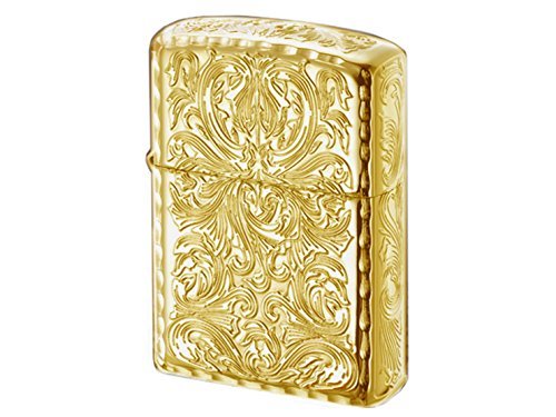 ZIPPO ジッポ― オイルライター ジッポ KING II アラベスク GD ゴールド