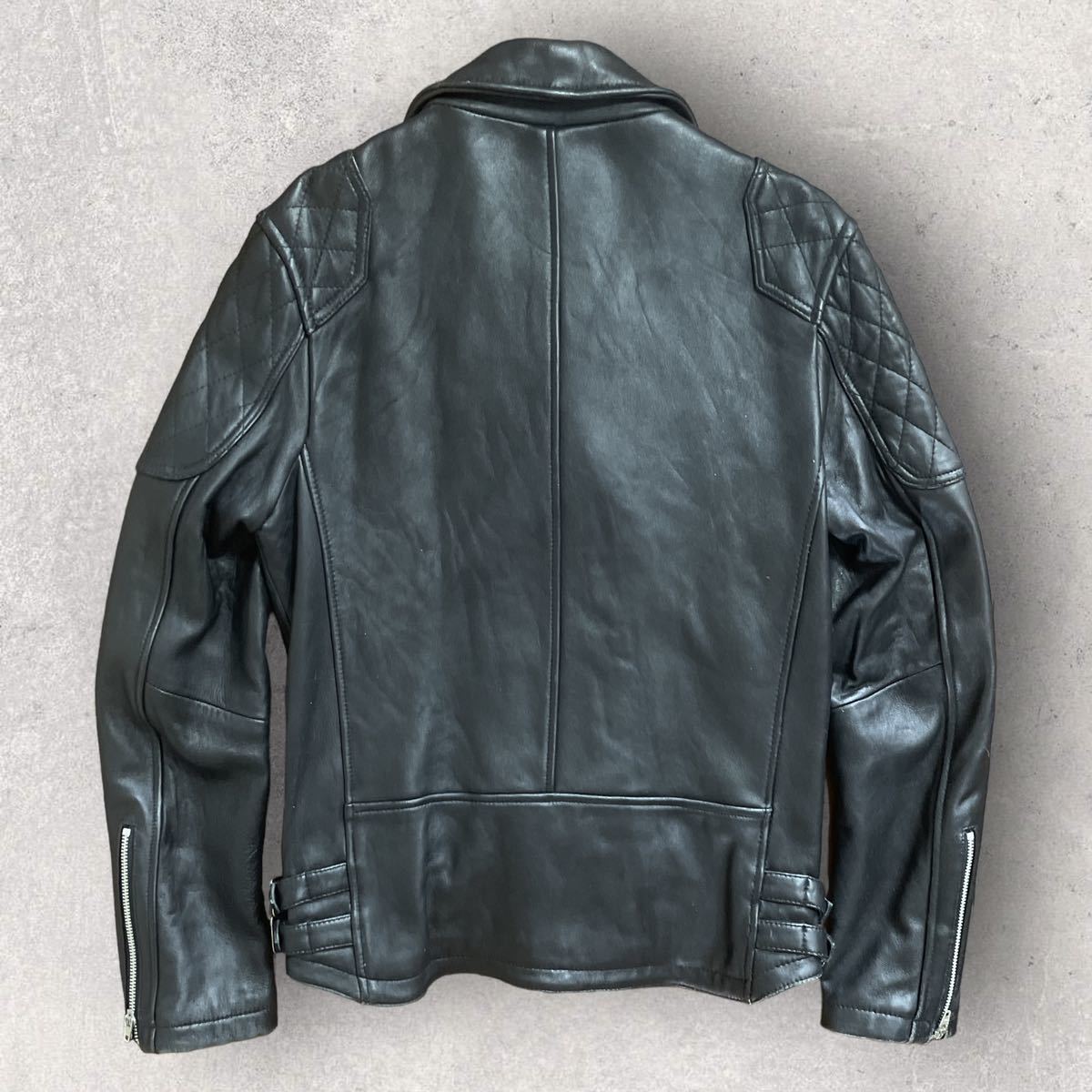 JACKROSE パデットレザー 羊革 シープスキン ダブルライダース JACKROSE パデットレザー 羊革 シープスキン ダブルライダース