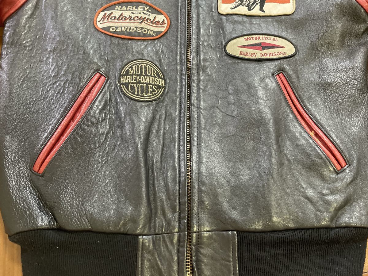 ハーレーダビッドソン オールレザースタジャン レザージャケット ハーレーダビッドソン オールレザースタジャン レザージャケット