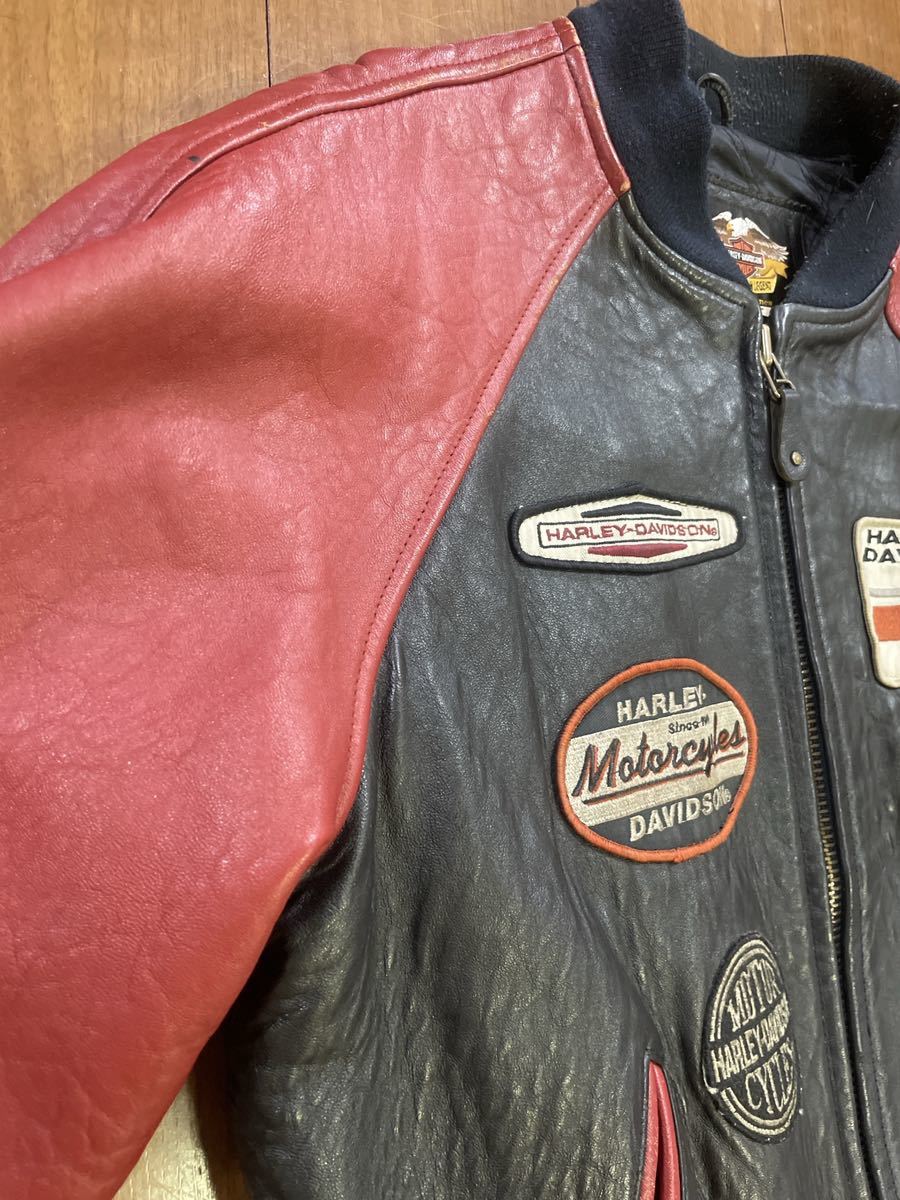 ハーレーダビッドソン オールレザースタジャン レザージャケット ハーレーダビッドソン オールレザースタジャン レザージャケット