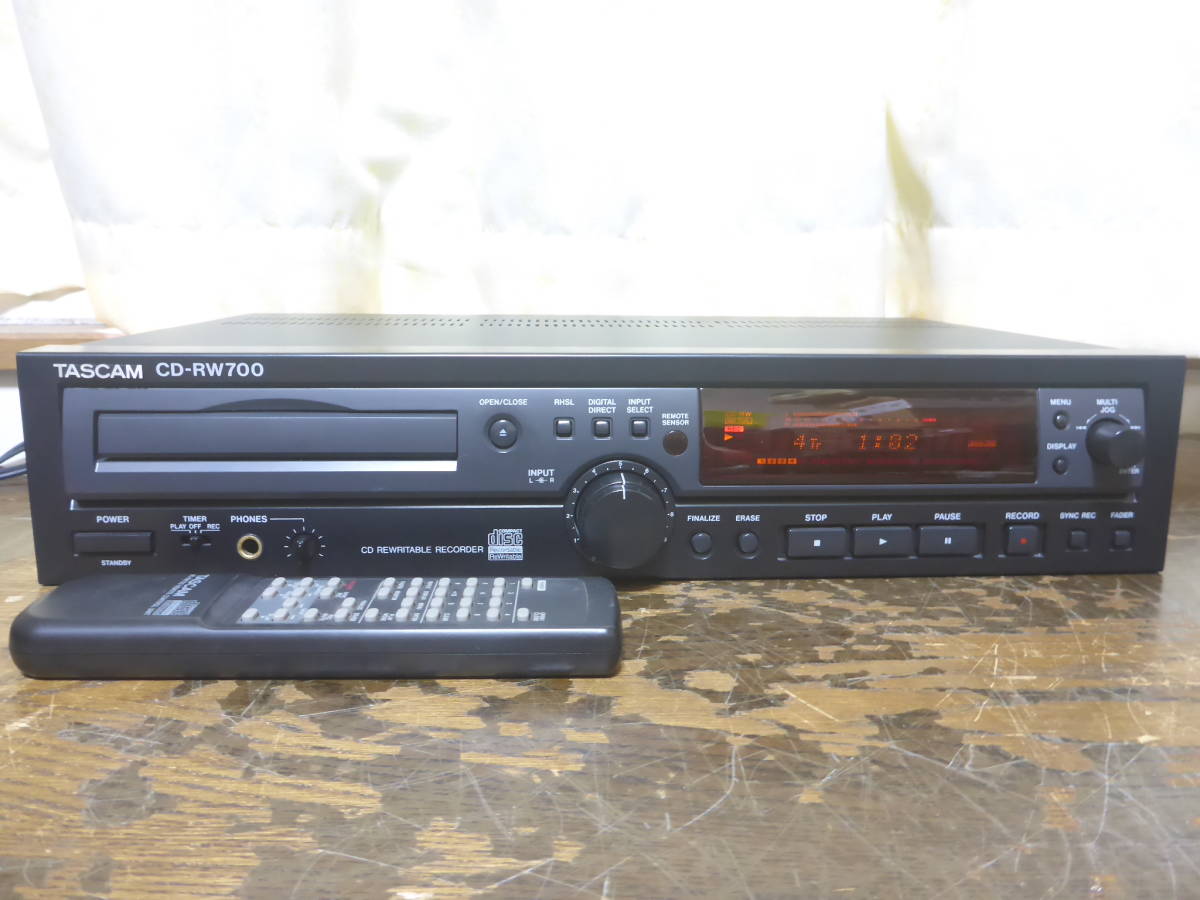 TASCAM CD-RW700 業務用CDレコーダー タスカム - JChere雅虎拍卖代购