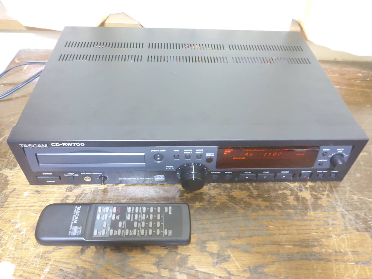 TASCAM CD-RW700 業務用CDレコーダー タスカム - JChere雅虎拍卖代购