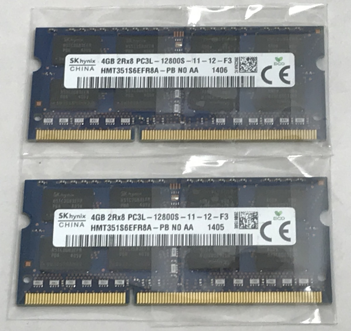 hynix PC3L-12800S 4GB×2(計8GB) ノートPC用メモリ1 通販