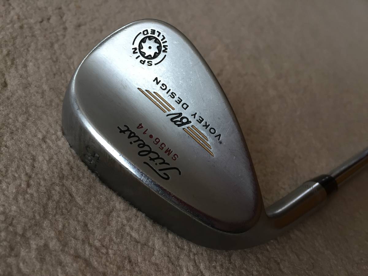 Lefty Titleist Bokai Wedge Spin Mill 56°Bance 14 Modus 120 S-FLEX 原文:レフティー タイトリスト ボーケイ ウェッジ スピンミルド　56° バンス14 モーダス 120 S-FLEX 　