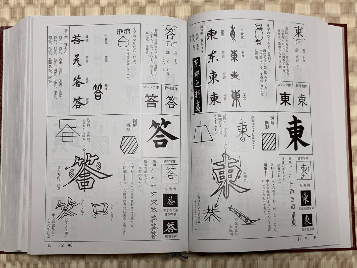 書道 書籍】現代書写字典 第二版、古書です 書道 書籍】現代書写字典 第二版、古書です