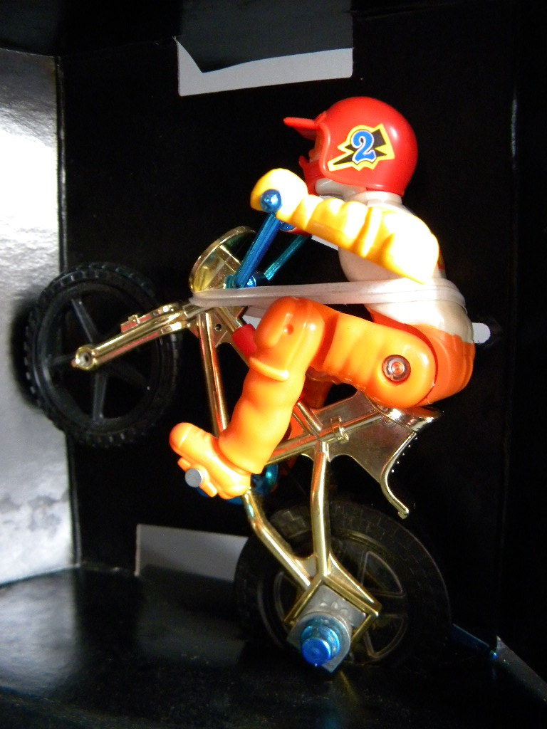 当時物 ★★BMX 日本製TOMY モトクロスバイク 自転車 !! Bicycle Motocross パワーウィリー走行 トミー 本体良好★★未使用デッドストック_画像1