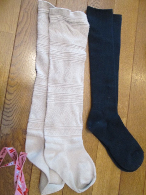 16cm~18. long type socks 2 pair ⑥ unused 