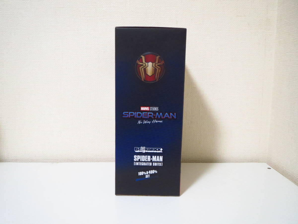 新品未開封】 BE@RBRICK SPIDER-MAN INTEGRATED SUIT 100% & 400