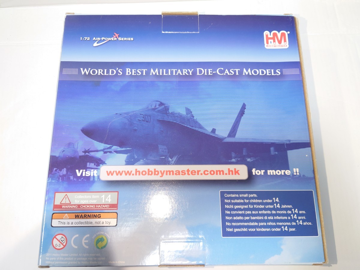 未開封 1/72 F/A-18D ホーネット VFA-125”ラフ・レイダーズ” HA3513 ホビーマスター 戦闘機 HOBBYMASTER 米海軍 topgun 技MIX エフトイズ_画像9