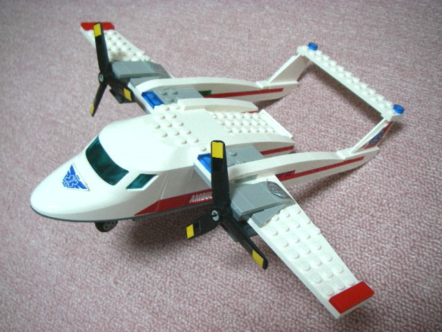 LEGO 60116 救急飛行機 プロペラ 飛行機 レスキュー レゴシティ 街シリーズ 送料350円 絶版 廃盤 処分 _画像1