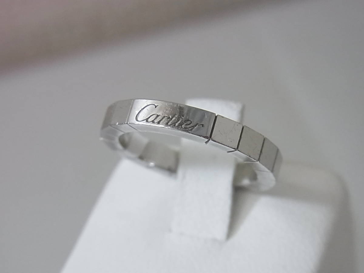 150516H83-0617H■Ｃａｒｔｉｅｒ■カルティエ　ラニエール　リング・指輪　７５０刻印　約６．１６ｇ　レディースアクセサリー_画像1