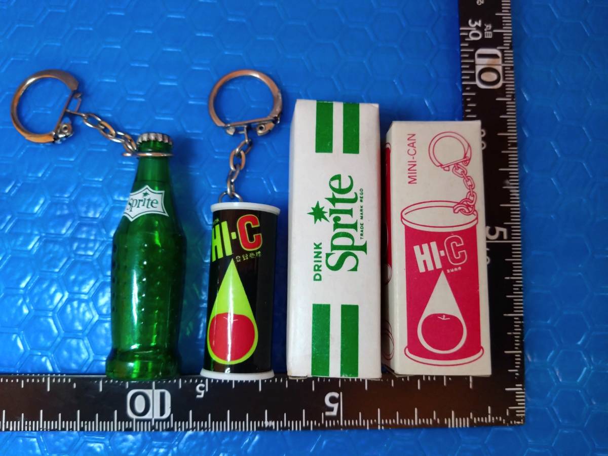 ■スプライト　sprite ハイシー HI-C コカ・コーラ 非売品 昭和　レトロ　キーホルダー ■販促品 未使用 希少_画像6