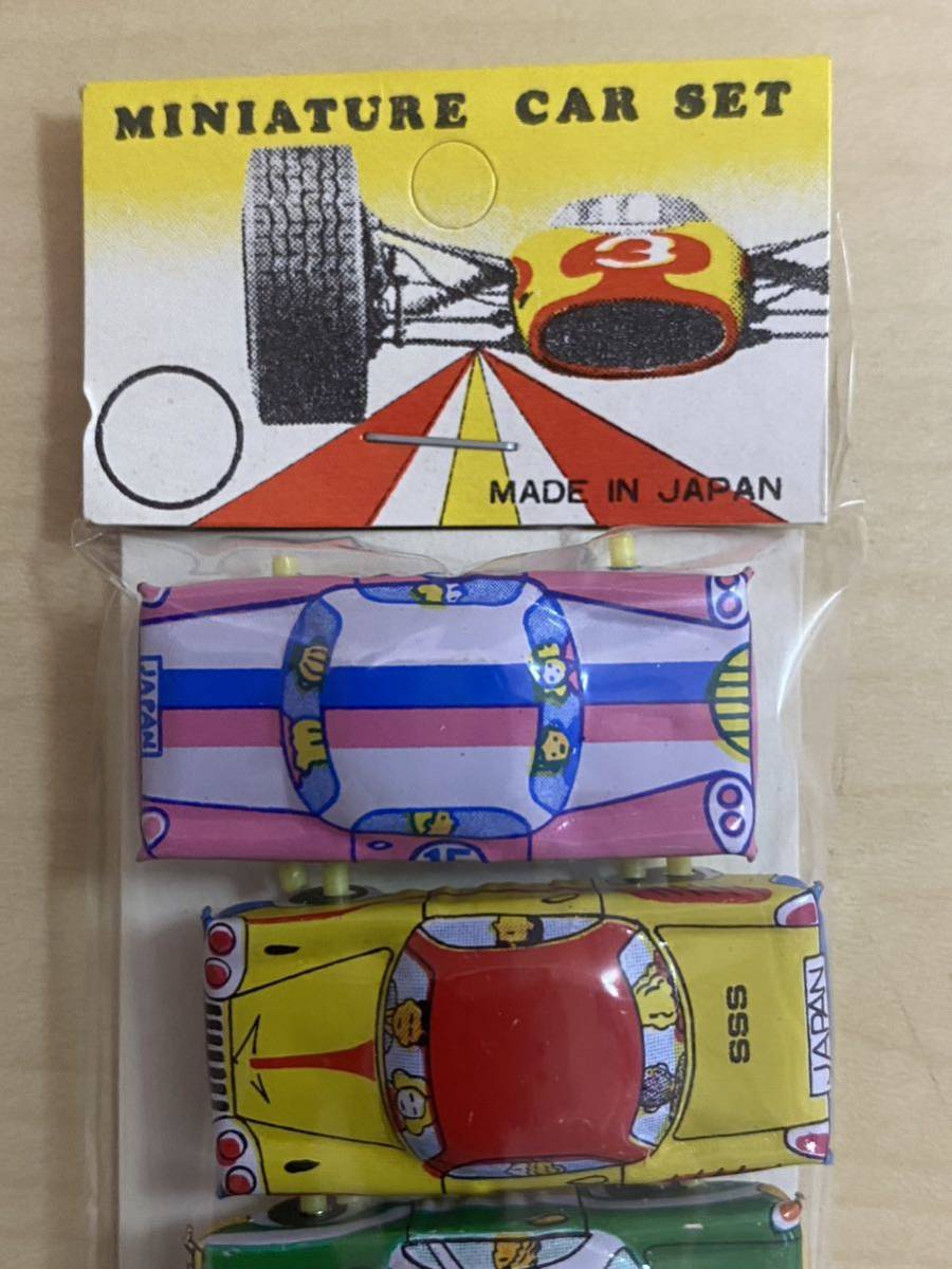 昭和レトロ ブリキ ミニカー 日本製 10台入り×6セット 未開封 当時物