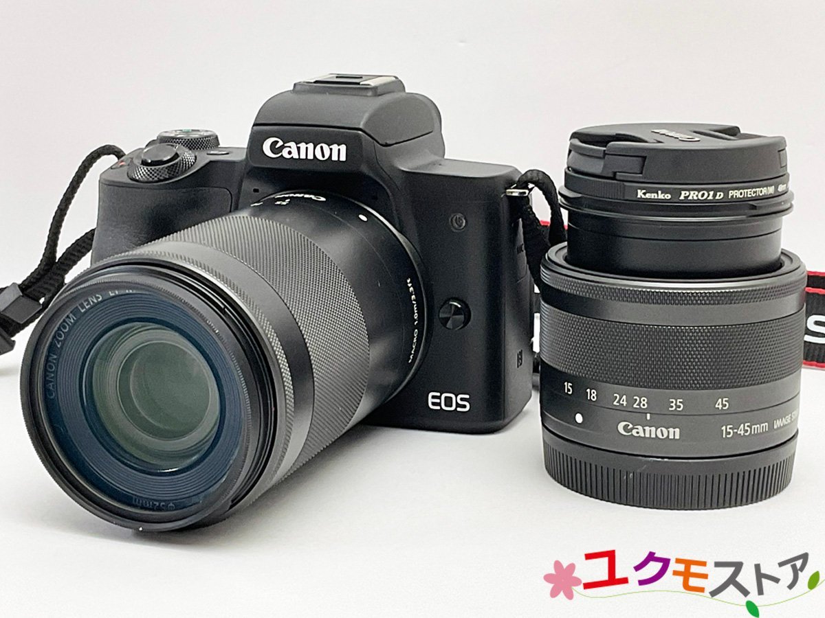 Canon EOS Kiss M ダブルズームレンズキット EF-M15-45mm F3.5-6.3 IS